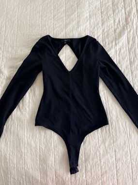 Lulu's Black Bodysuit - Size Medium